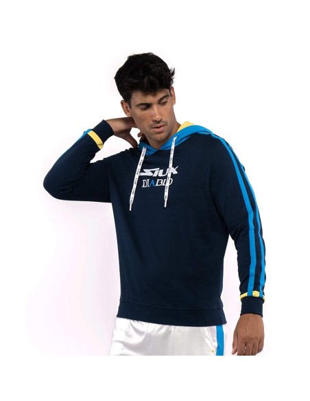 Sudadera Siux Diablo Sanyo Azul Fw23 | Ofertas de pádel